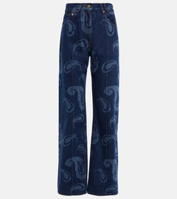 Jacquemus Le de Nîmes Bordado wide-leg jeans