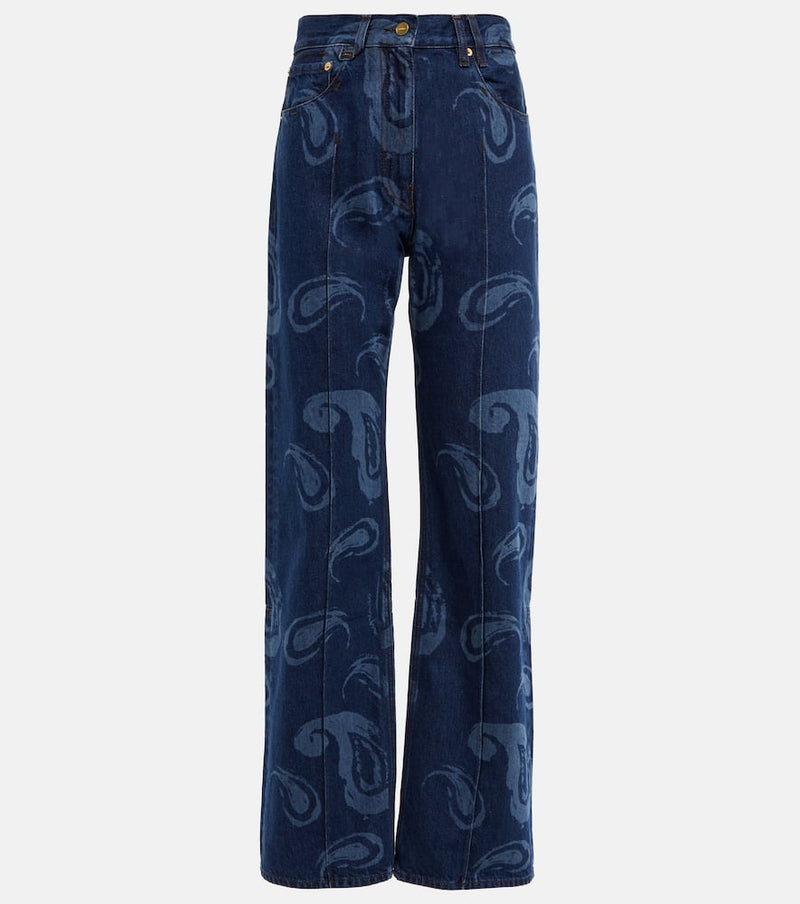 Jacquemus Le de Nîmes Bordado wide-leg jeans