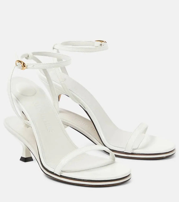 Jacquemus Les Doubles Sandales leather sandals | LYBSTORE