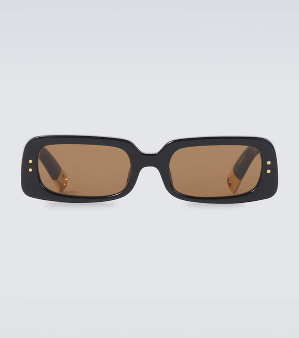 Jacquemus Les Lunettes Azzuro rectangular sunglasses