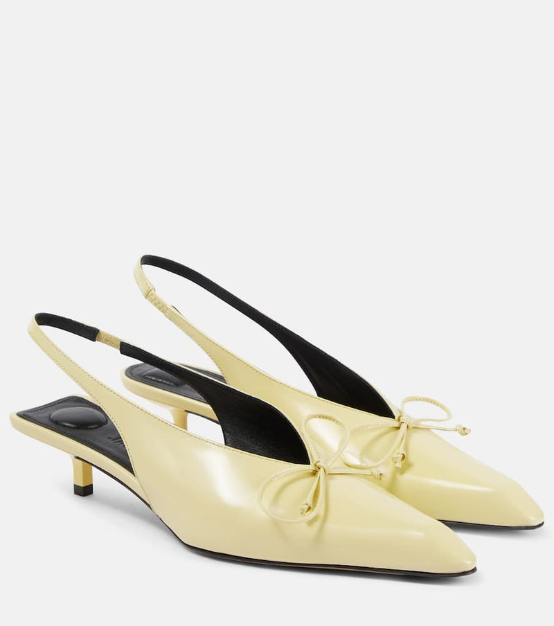 Jacquemus Les Slingbacks Cubisto Basses slingback pumps