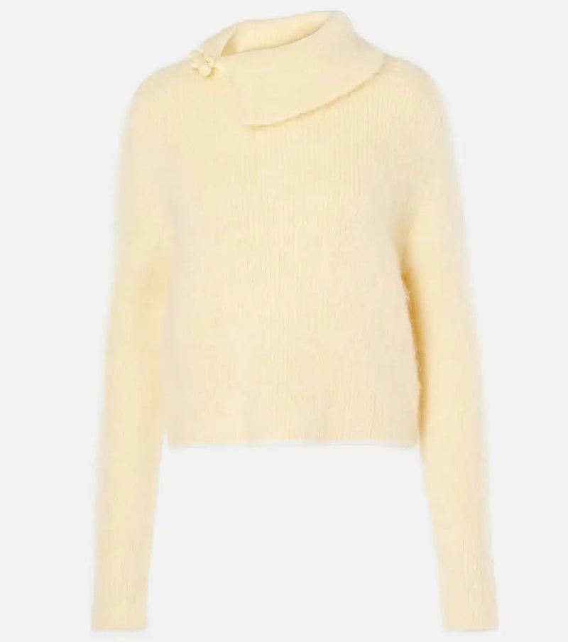 Jacquemus Marina mohair and wool-blend sweater