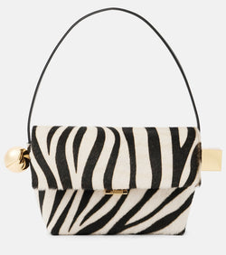 Jacquemus Rond Carré calf hair shoulder bag