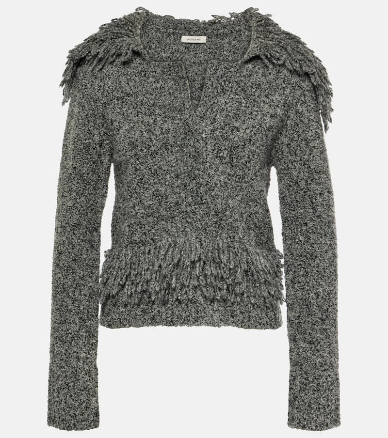 Jacques Wei Fringed wool-blend sweater