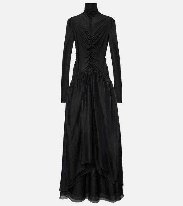 Jacques Wei Gathered maxi dress