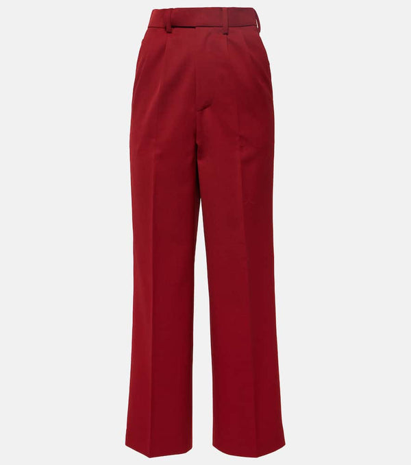 Jacques Wei High-rise wool-blend wide-leg pants | LYBSTORE