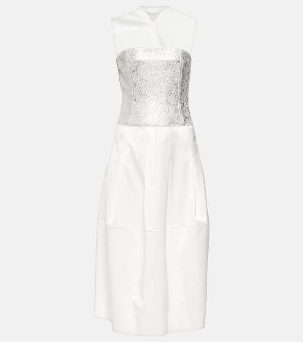 Jacques Wei Sequined midi dress | LYBSTORE