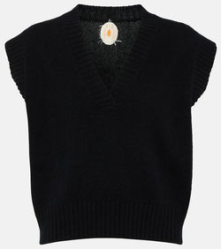 Jardin des Orangers Cropped cashmere sweater vest