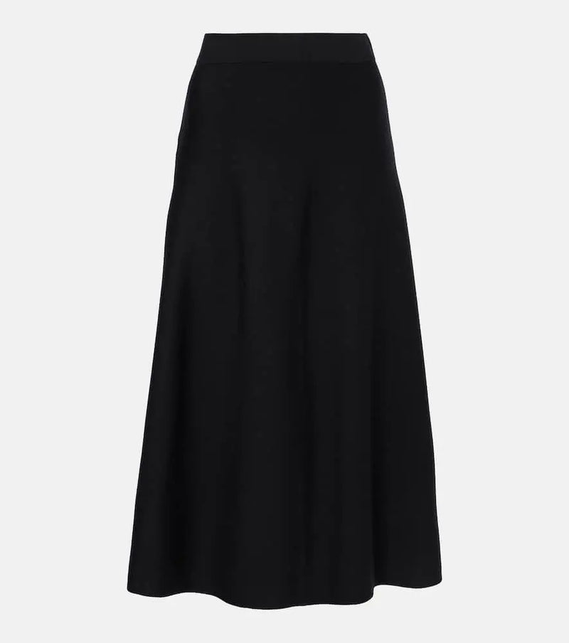 Jardin des Orangers Wool midi skirt | LYBSTORE