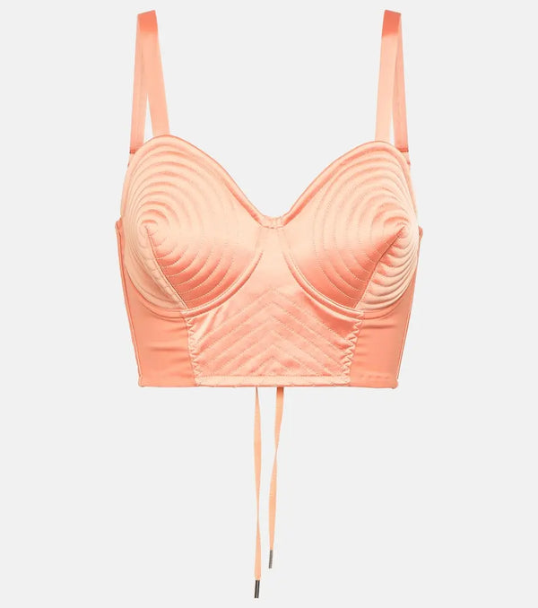 Jean Paul Gaultier Conical satin bustier | LYBSTORE