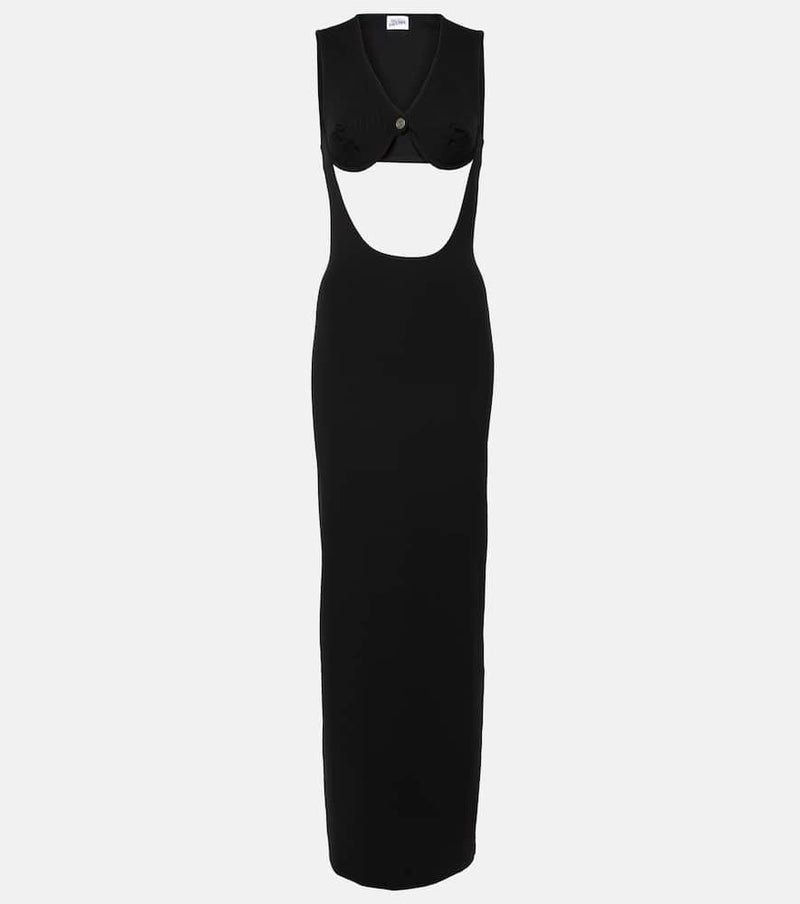 Jean Paul Gaultier Cutout jersey gown