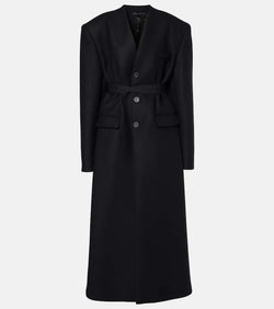 Jean Paul Gaultier Hooded wool coat | LYBSTORE