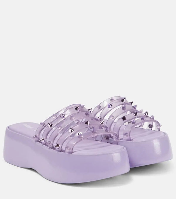 Jean Paul Gaultier x Melissa Becky Punk Love PVC platform slides | LYBSTORE