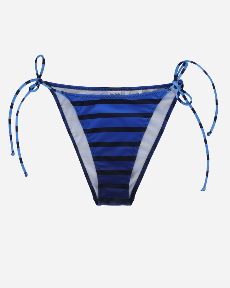 Jean Paul Gaultier Women s Marinière Gradient Bikini Bottom Black / Navy / Light Blue