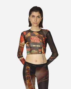 Jean Paul Gaultier Pigalle Crop Top Red / Black