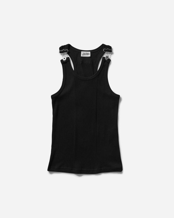 Jean Paul Gaultier Women s Patch Tank Top Black