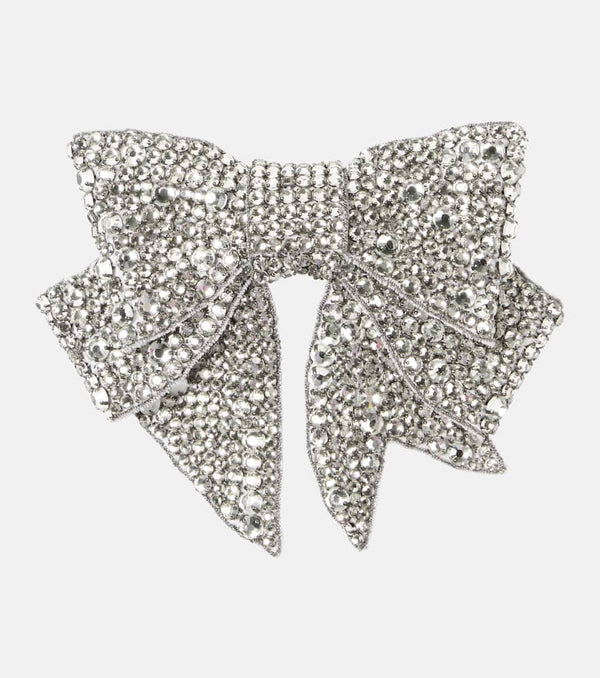 Jennifer Behr Belle Bow crystal-embellished barrette