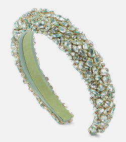 Jennifer Behr Czarina crystal-embellished headband