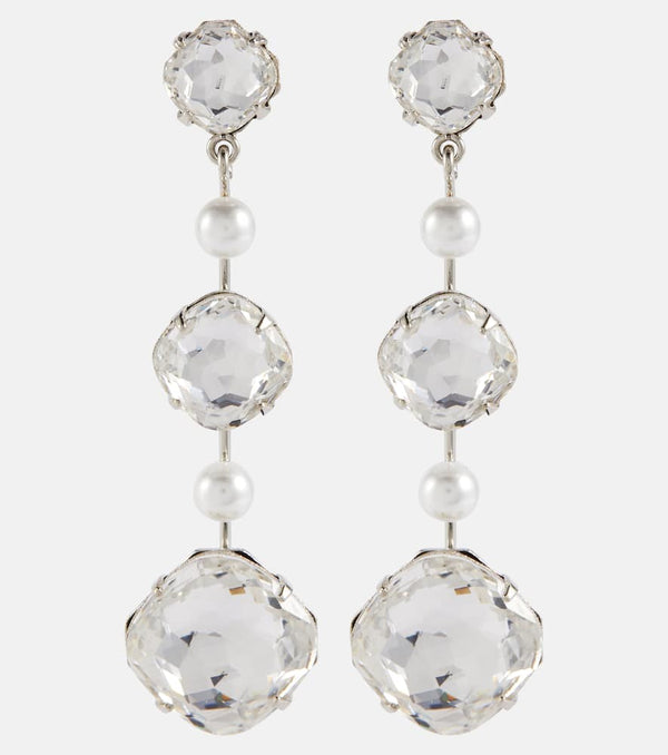 Jennifer Behr Damira faux pearl embellished earrings