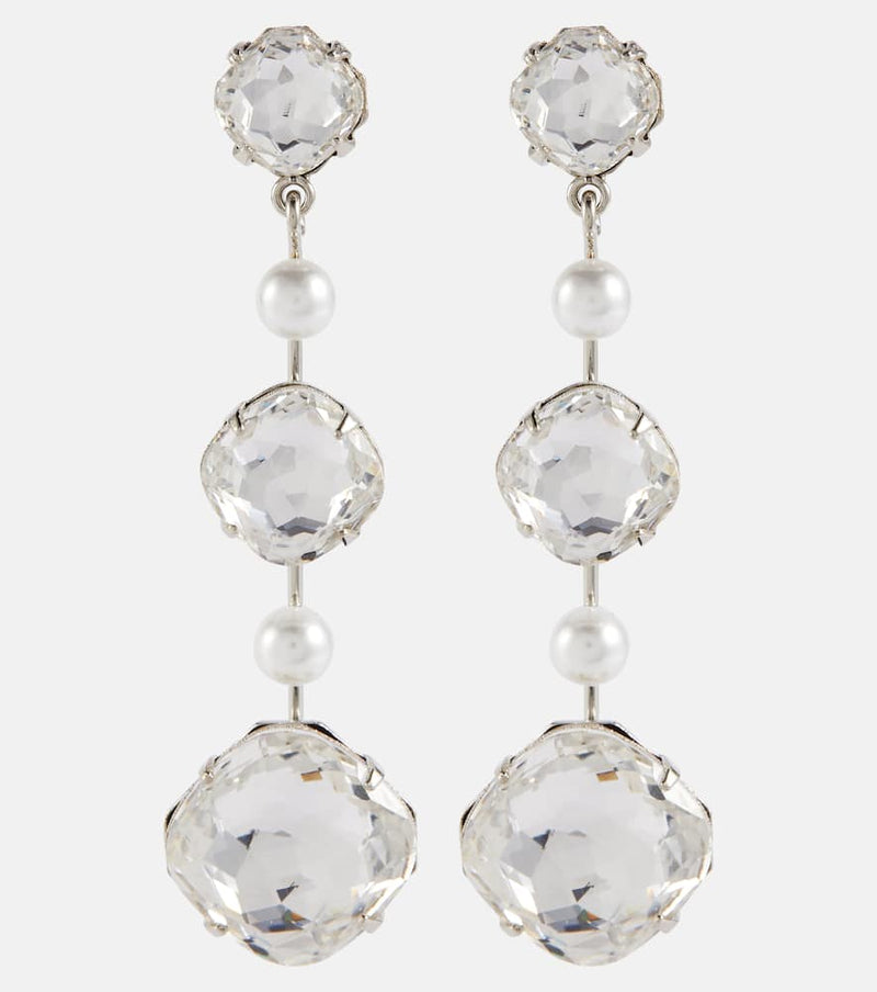 Jennifer Behr Damira faux pearl embellished earrings