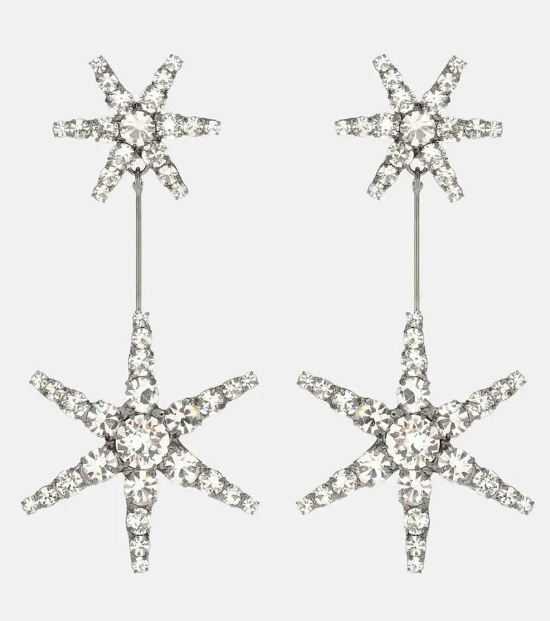 Jennifer Behr Estee crystal drop earrings