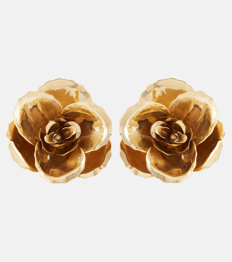 Jennifer Behr Gladiolus 18kt gold-plated earrings