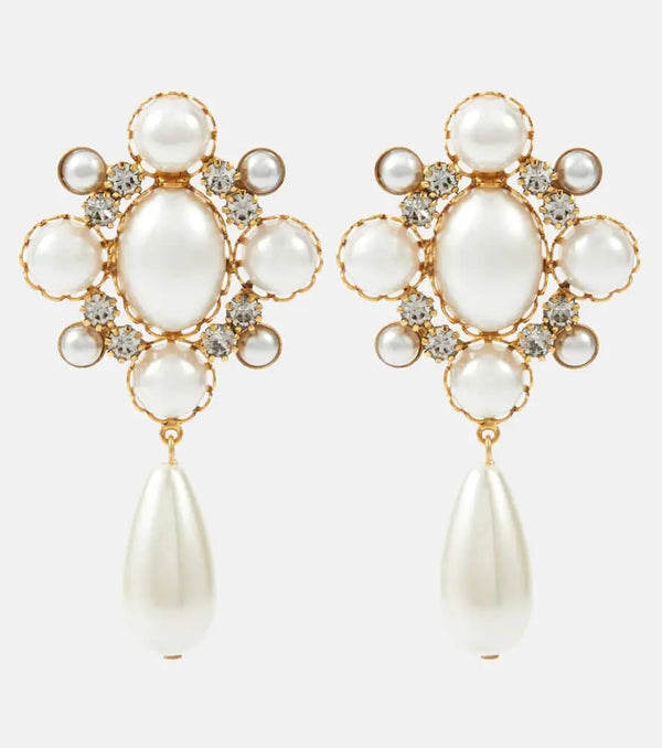 Jennifer Behr Jubilee faux pearl drop earrings | LYBSTORE