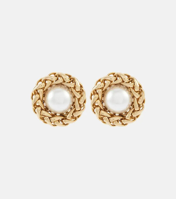 Jennifer Behr Marit 18K gold-plated earrings | LYBSTORE