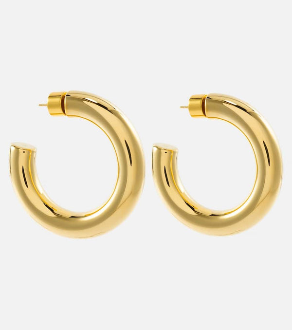 Jennifer Fisher Jamma Mini 10kt gold-plated hoop earrings