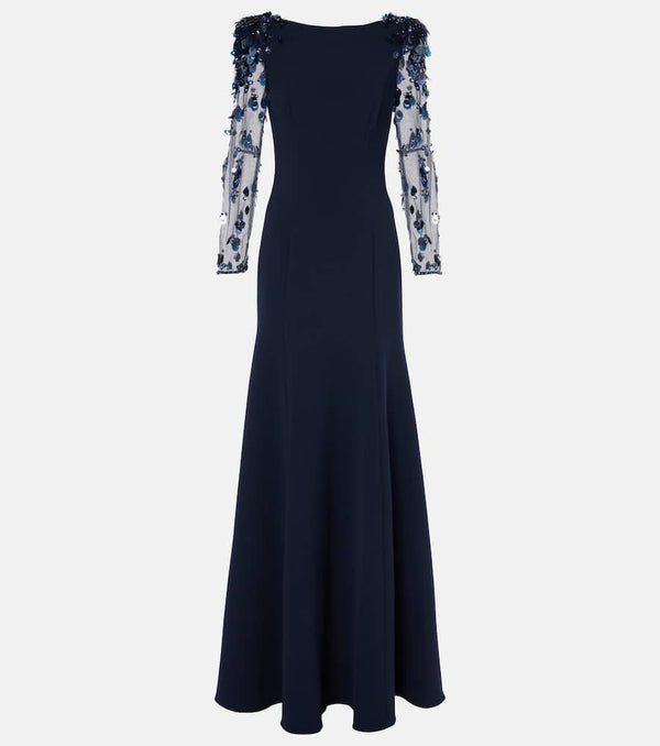 Jenny Packham Midnight embellished gown