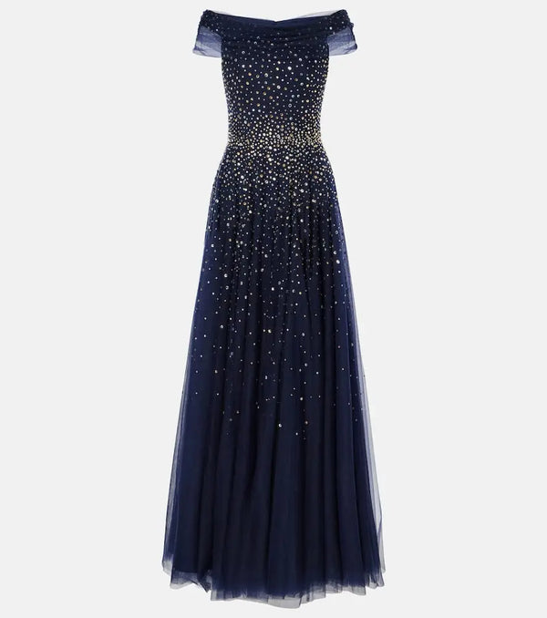 Jenny Packham Shayla crystal-embellished gown | LYBSTORE