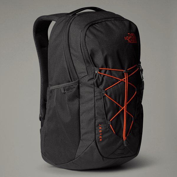 The North Face Jester Backpack Tnf Dark Grey Heather-persian Orange - Npf