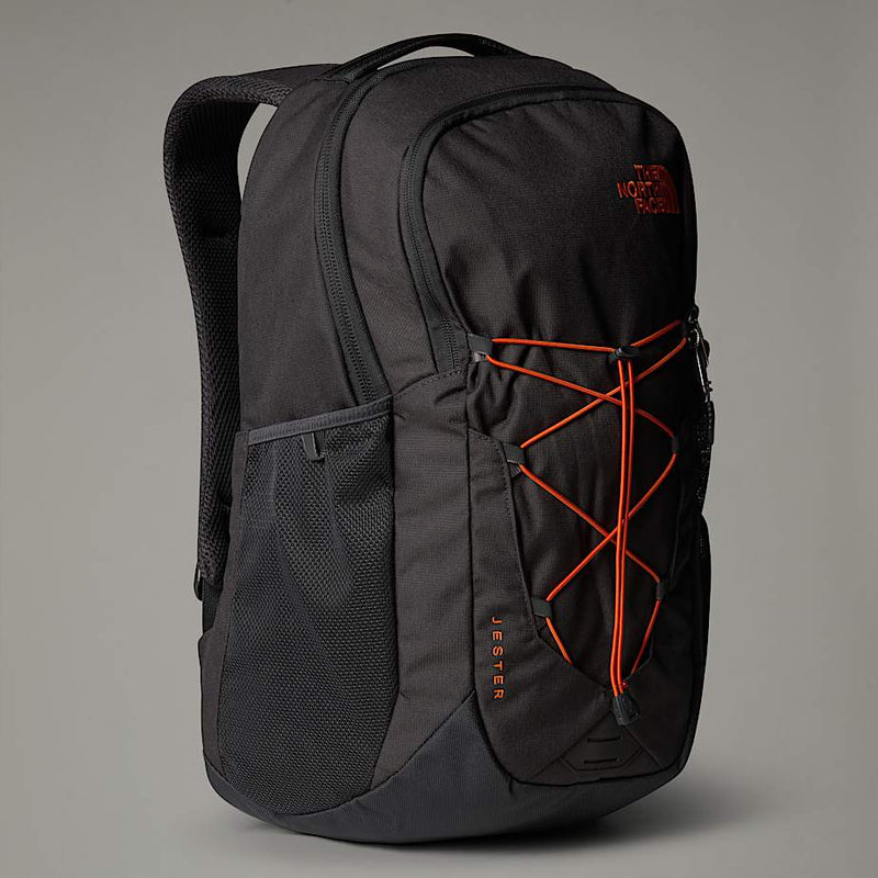 The North Face Jester Backpack Tnf Dark Grey Heather-persian Orange - Npf male