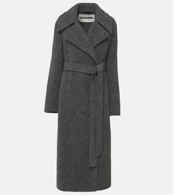 Jil Sander Belted wool-blend pile coat