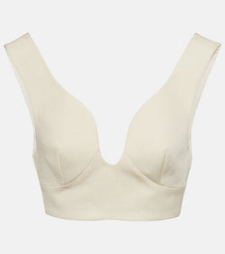 Jil Sander Bustier crop top