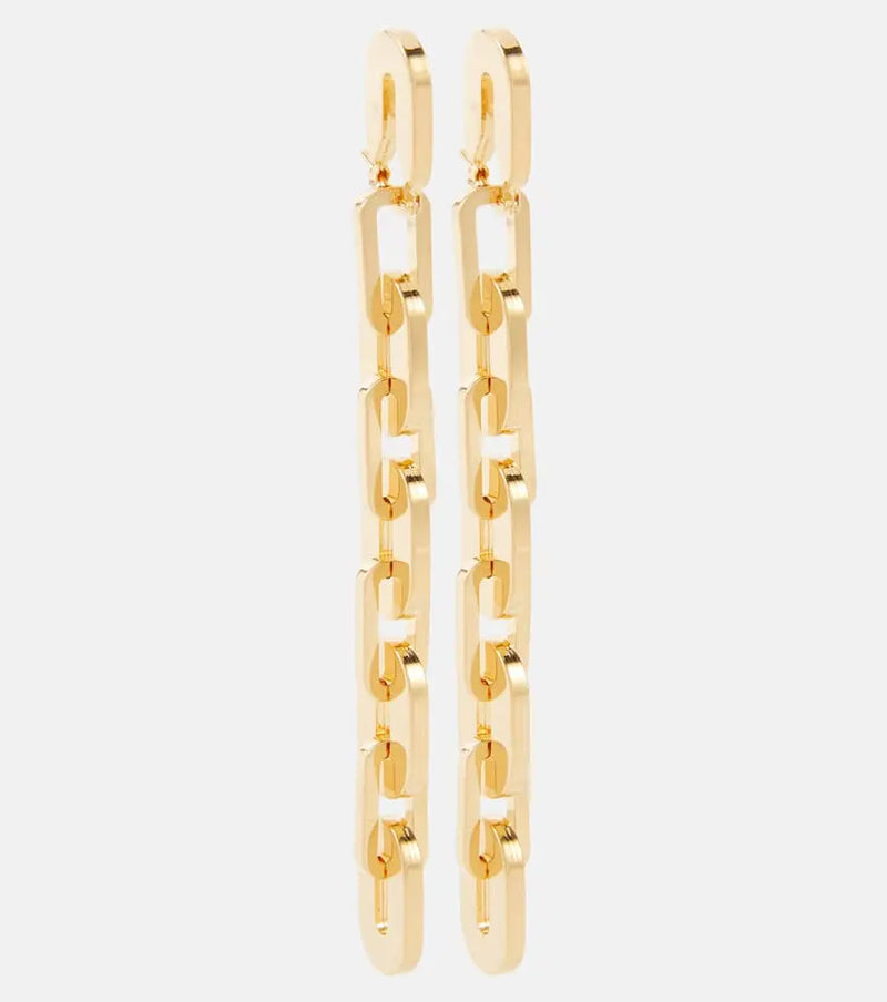 Jil Sander Chain drop earrings | LYBSTORE