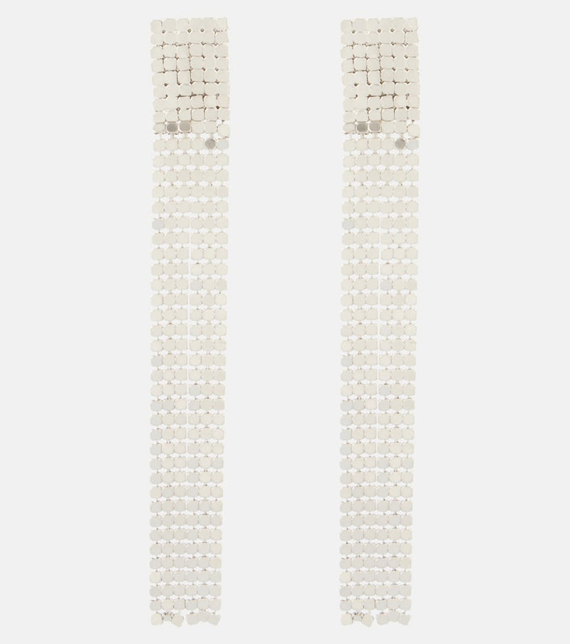 Jil Sander Chainmail drop earrings