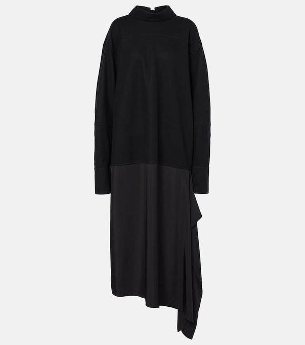 Jil Sander Convertible wool midi dress | LYBSTORE