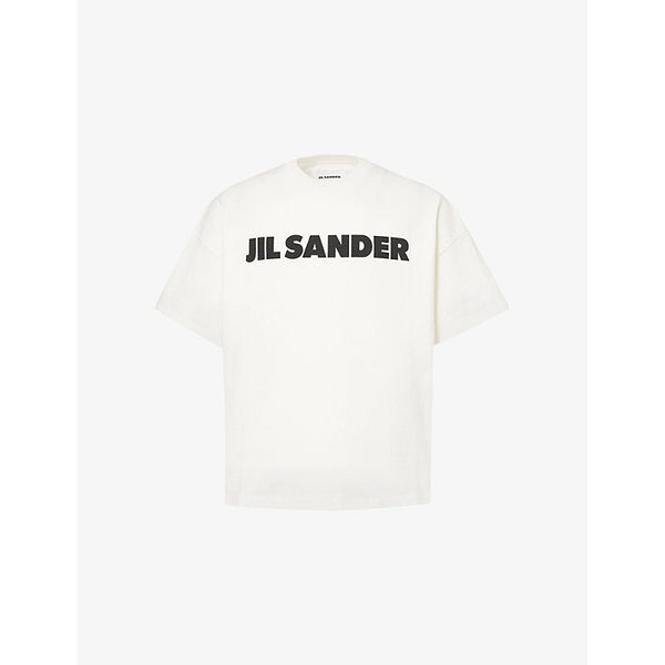 Jil Sander Crewneck Brand-Print Cotton-Jersey T-Shirt