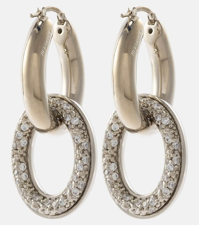 Jil Sander Embellished drop earrings