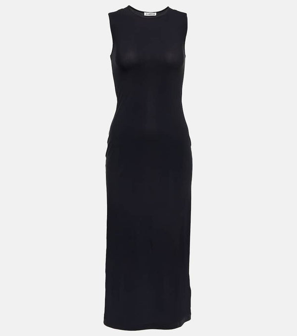 Jil Sander Fitted jersey midi dress