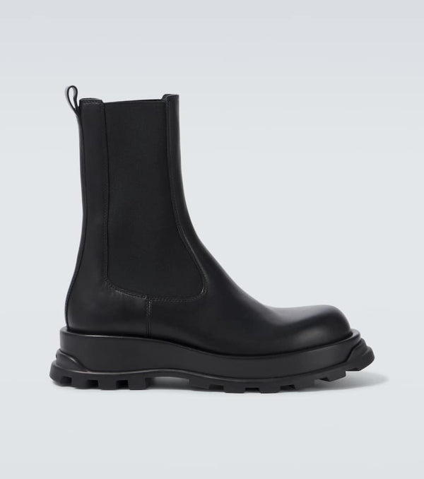 Jil Sander Leather Chelsea boots