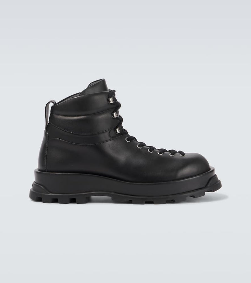 Jil Sander Leather hiking boots