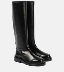 Jil Sander Leather knee-high boots