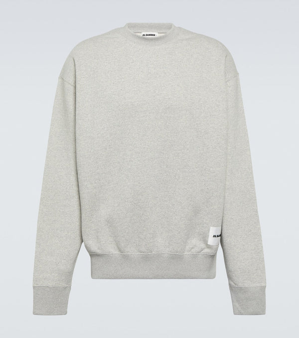 Jil Sander Logo cotton sweatshirt