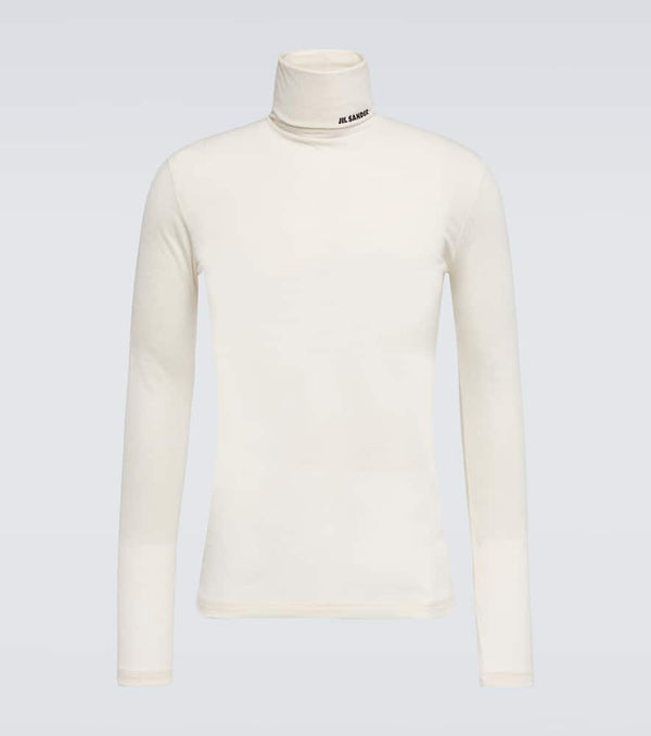 Jil Sander Logo turtleneck sweater | LYBSTORE