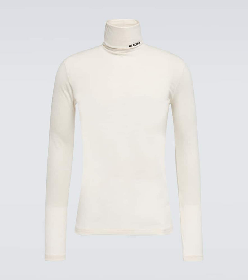 Jil Sander Logo turtleneck sweater | LYBSTORE