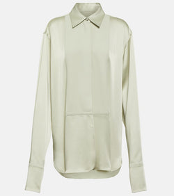 Jil Sander Oversized satin shirt