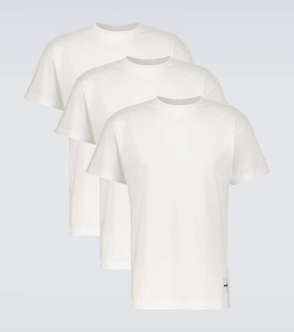 Jil Sander Pack of three cotton T-shirts