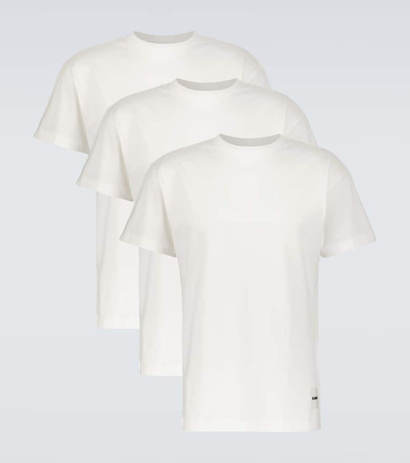 Jil Sander Pack of three cotton T-shirts